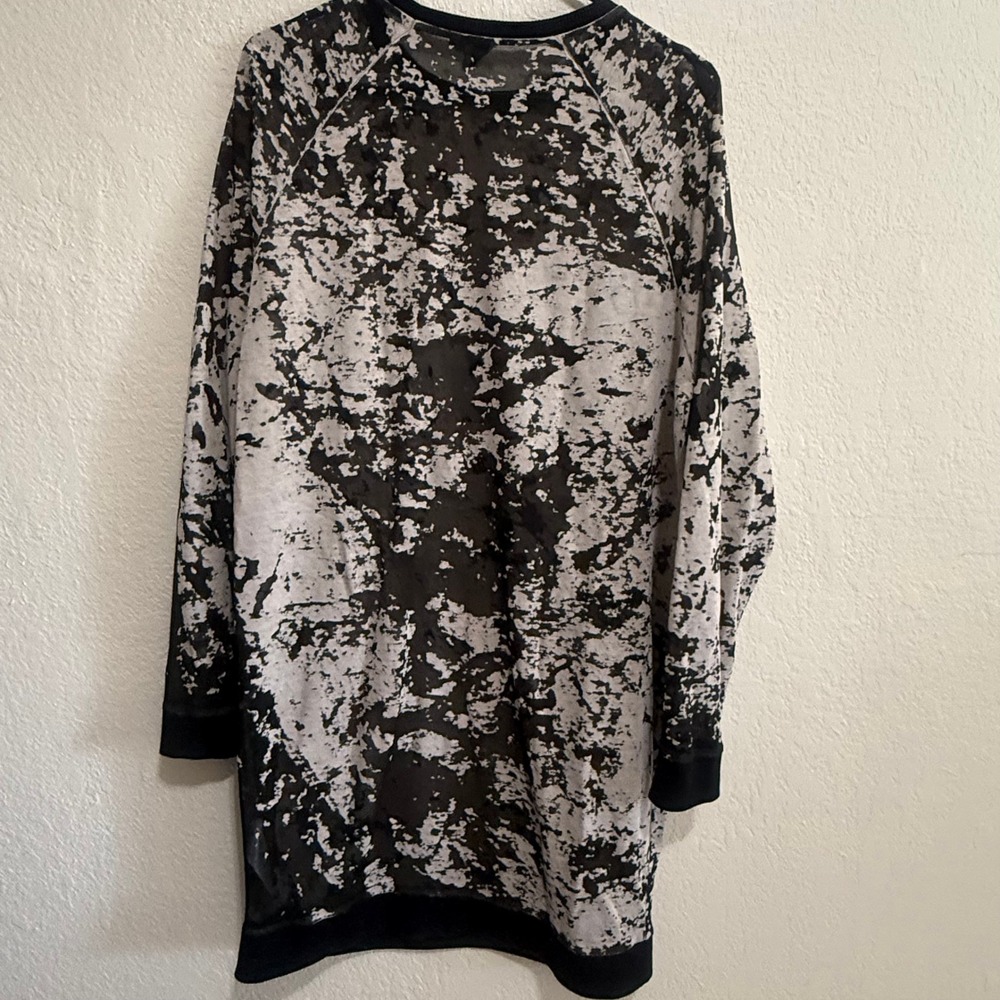 ASOS Nasty Graphic Print Long Sleeve Sweatshirt Dress Mens Size 10 US - Picture 4 of 10